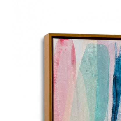 [Color:Polished Gold], Picture of art in a Polished Gold frame at an angle