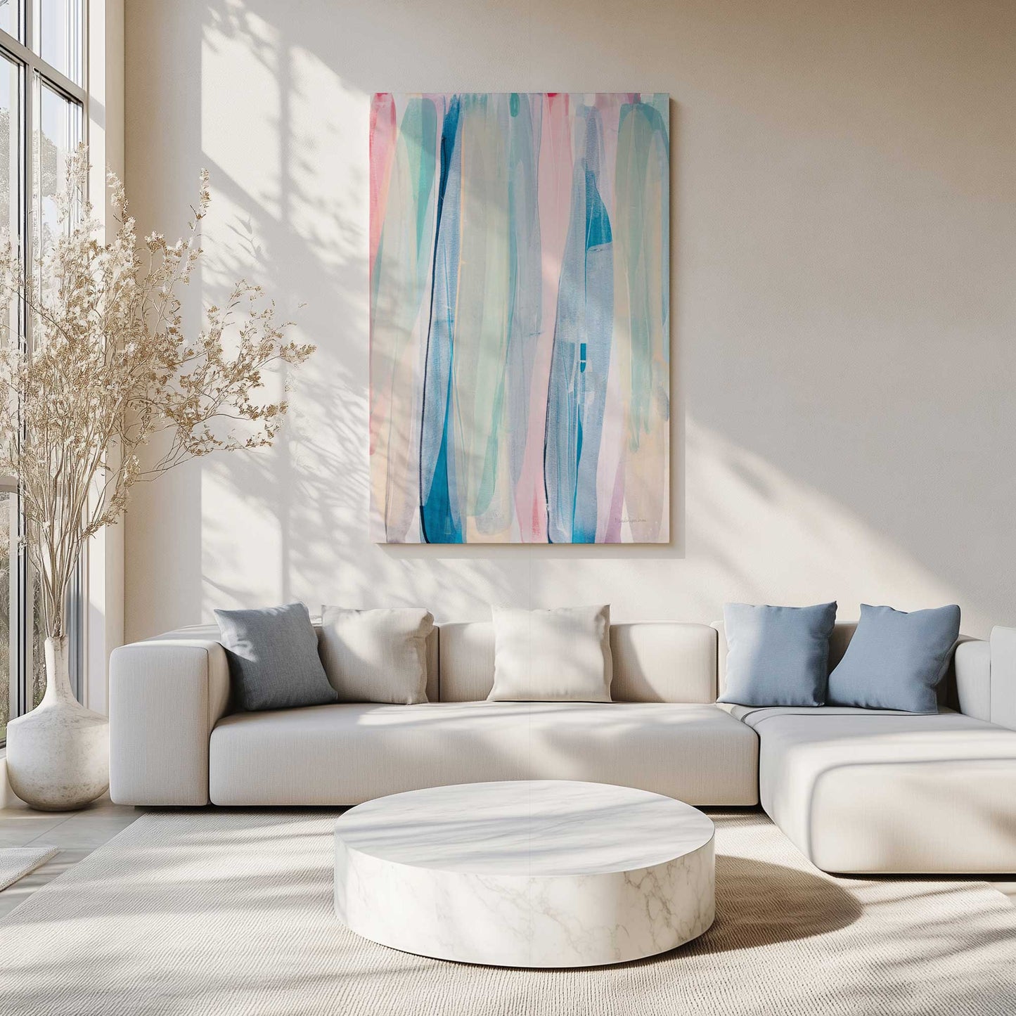 Picture of art in a room