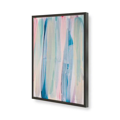 [Color:Satin Black], Picture of art in a Satin Black frame of the corner