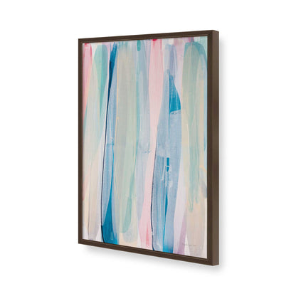 [Color:Brown], Picture of art in a Brown frame of the corner
