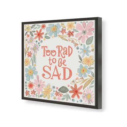 [Color:Satin Black], Picture of art in a Satin Black frame of the corner