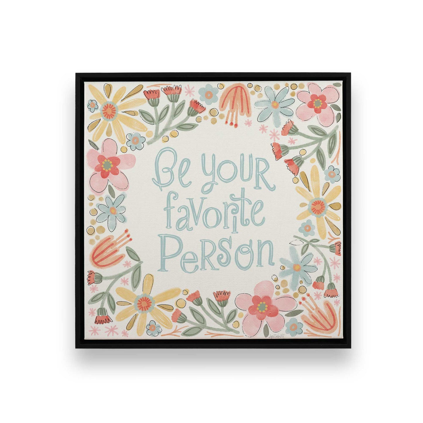 [Color:Satin Black], Picture of art in a Satin Black frame