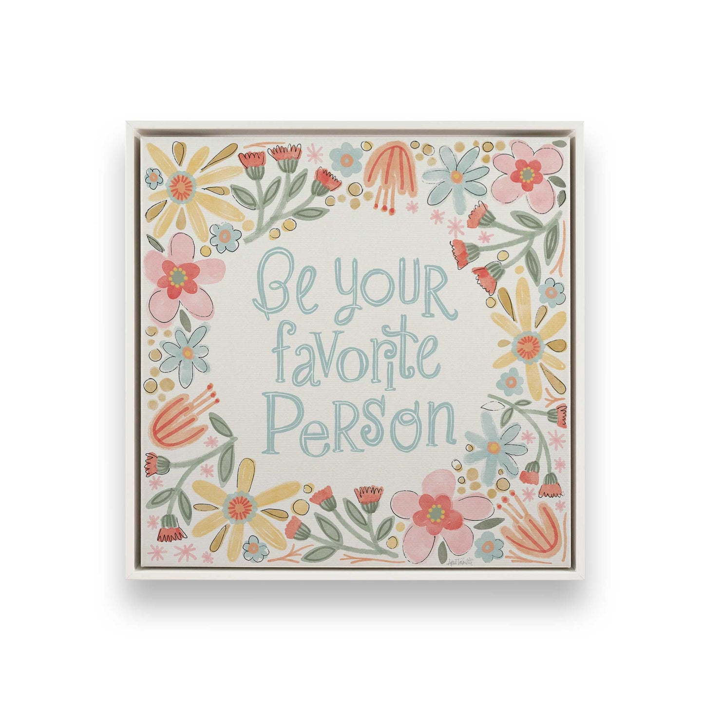 [Color:Opaque White], Picture of art in a White frame