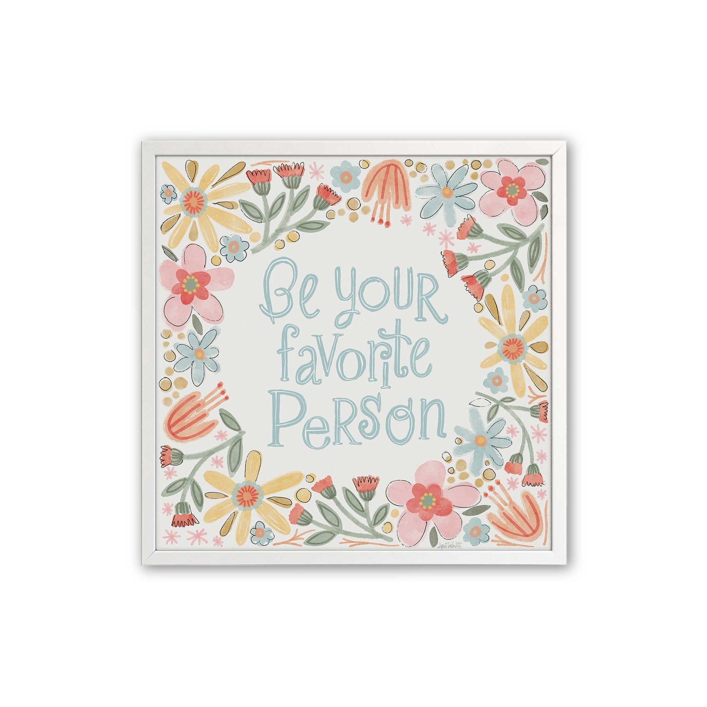 [Color:Opaque White], Picture of art in an Opaque White frame