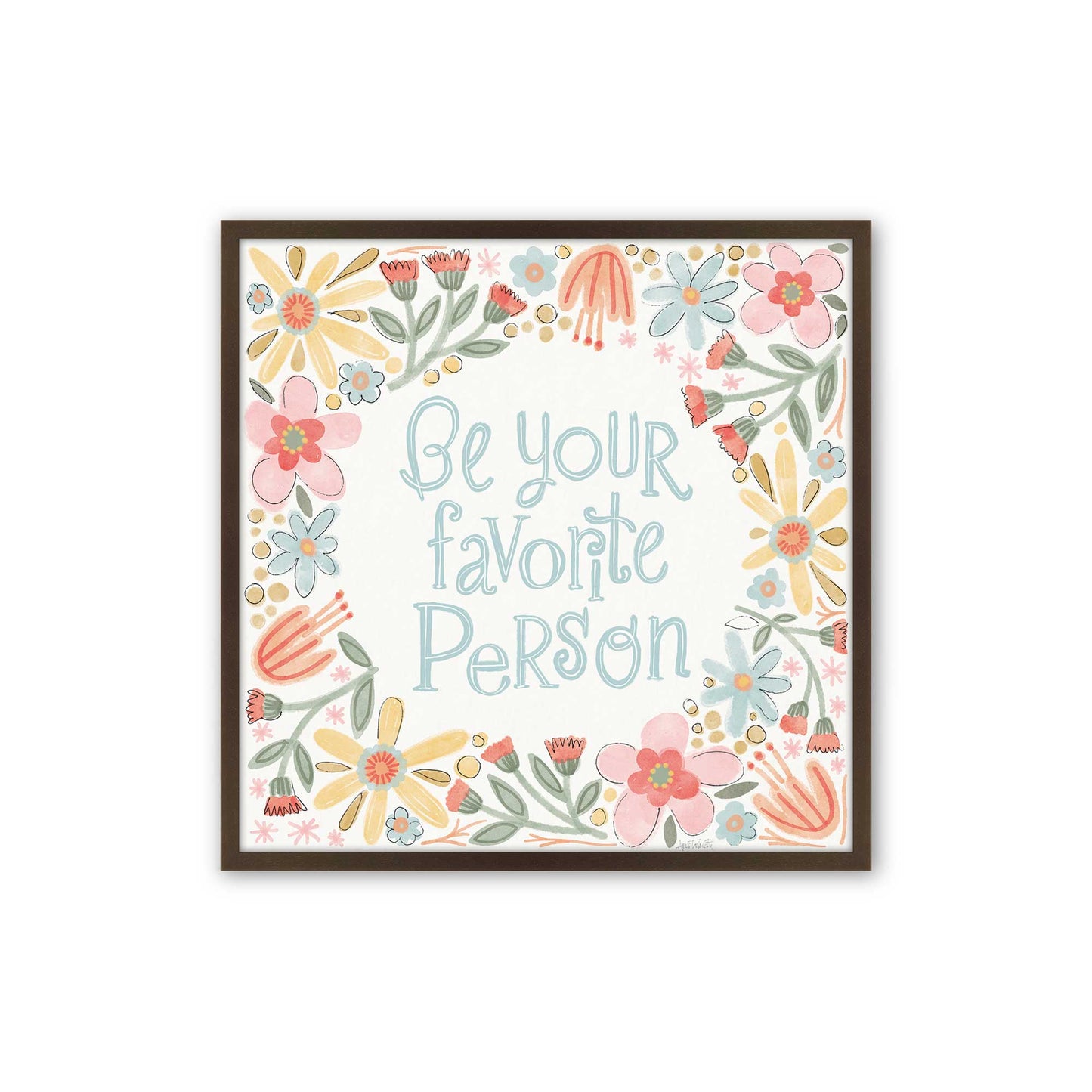 [Color:Espresso], Picture of art in a Espresso frame
