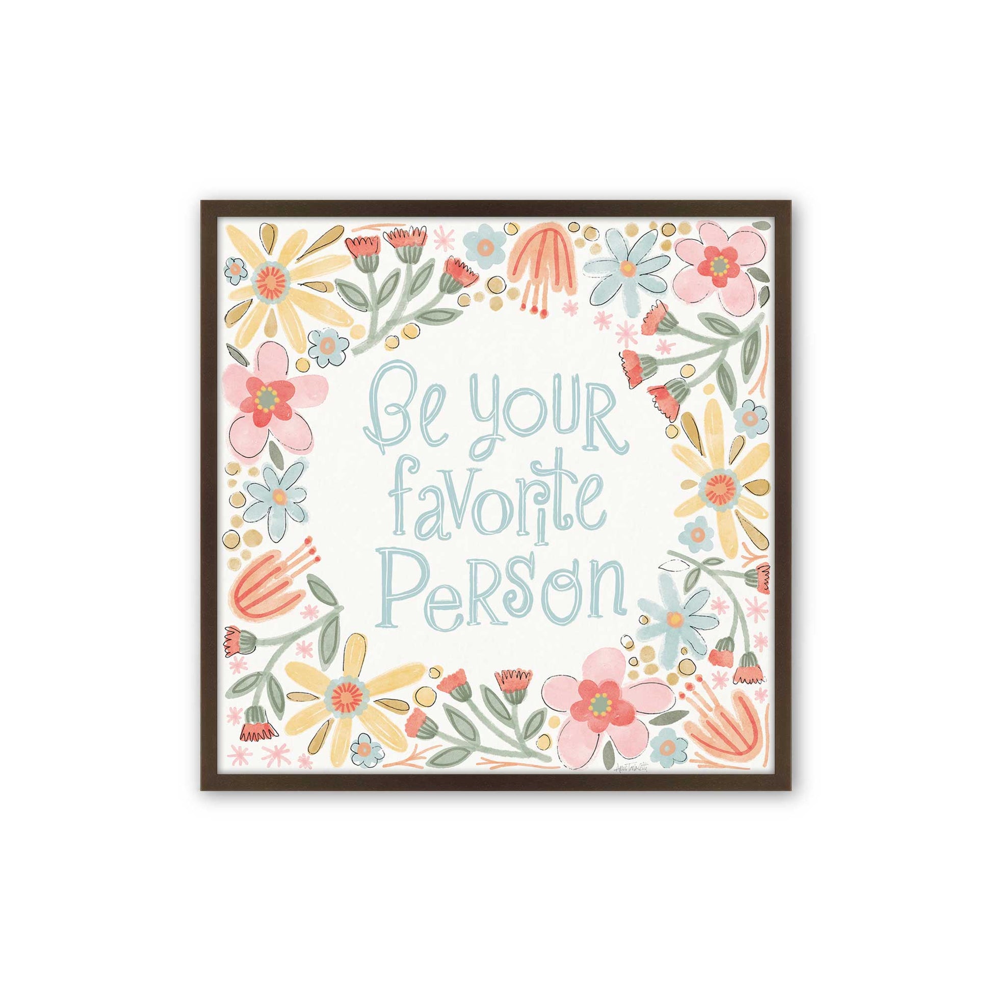 [Color:Espresso], Picture of art in a Espresso frame