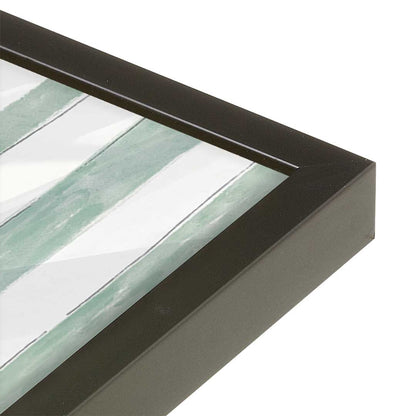 [Color:Satin Black], Picture of art in a Satin Black frame at an angle