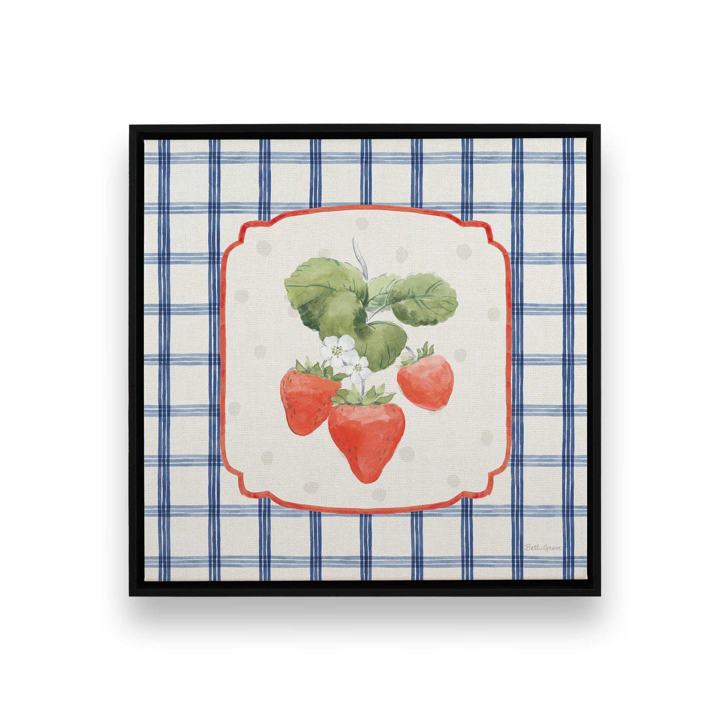 [Color:Satin Black], Picture of art in a Satin Black frame