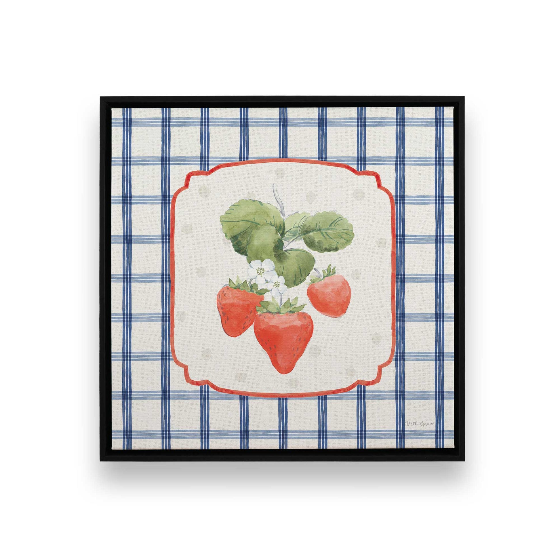 [Color:Satin Black], Picture of art in a Satin Black frame