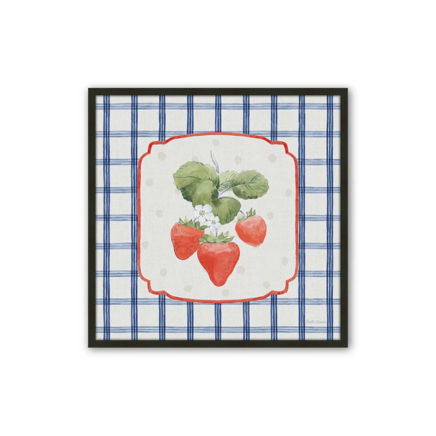 [Color:Satin Black], Picture of art in a Satin Black frame