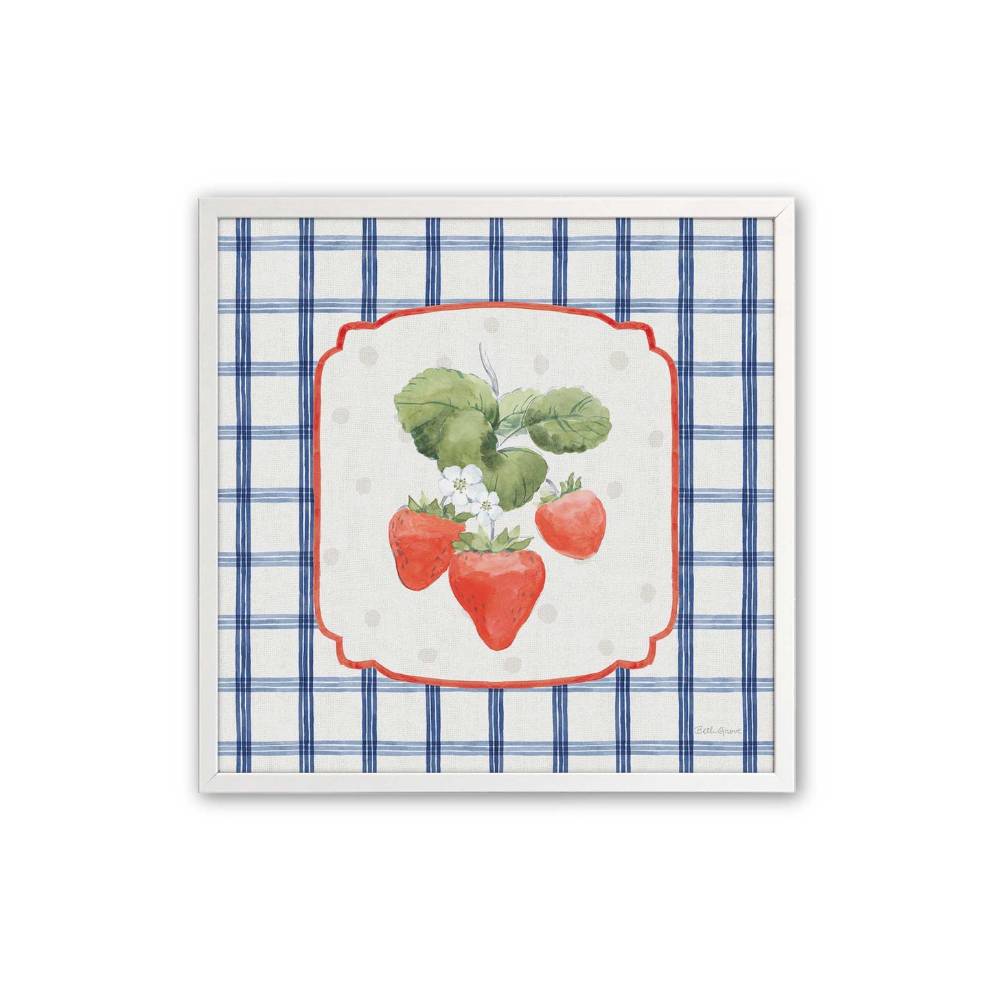 [Color:Opaque White], Picture of art in an Opaque White frame