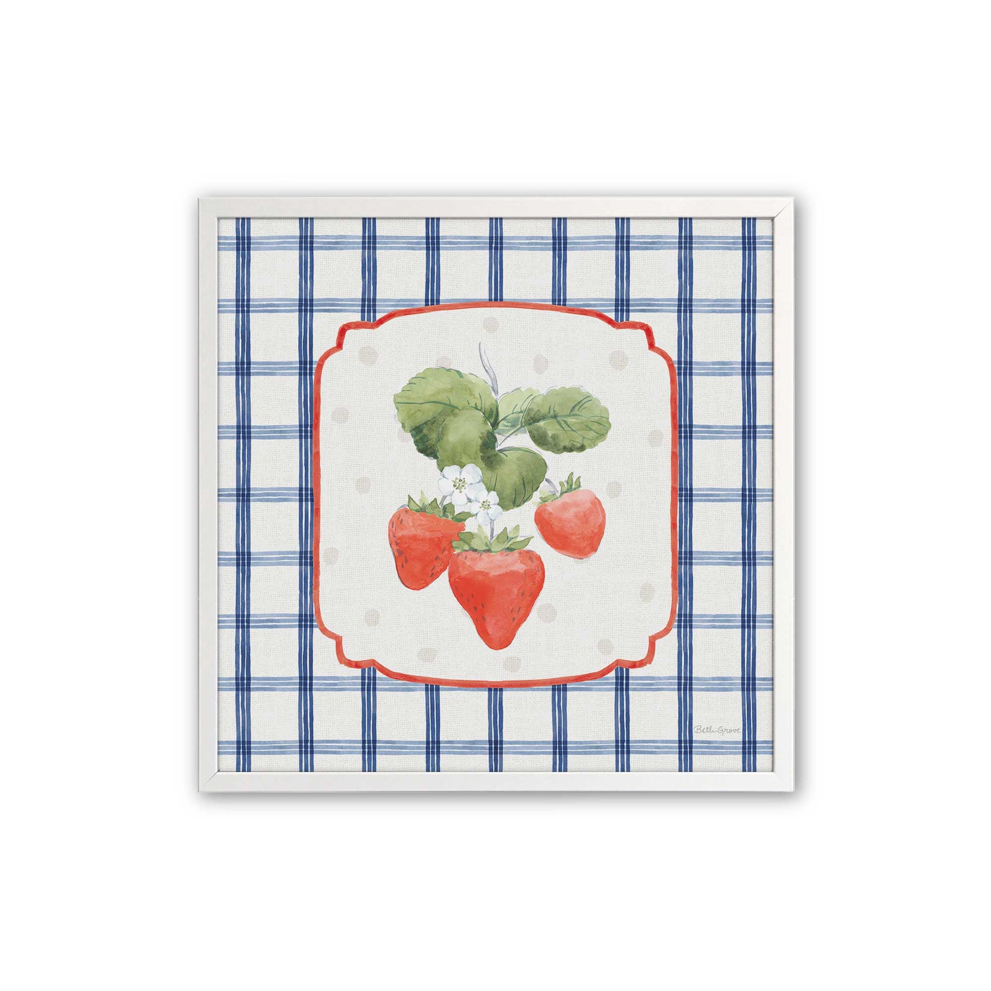 [Color:Opaque White], Picture of art in an Opaque White frame