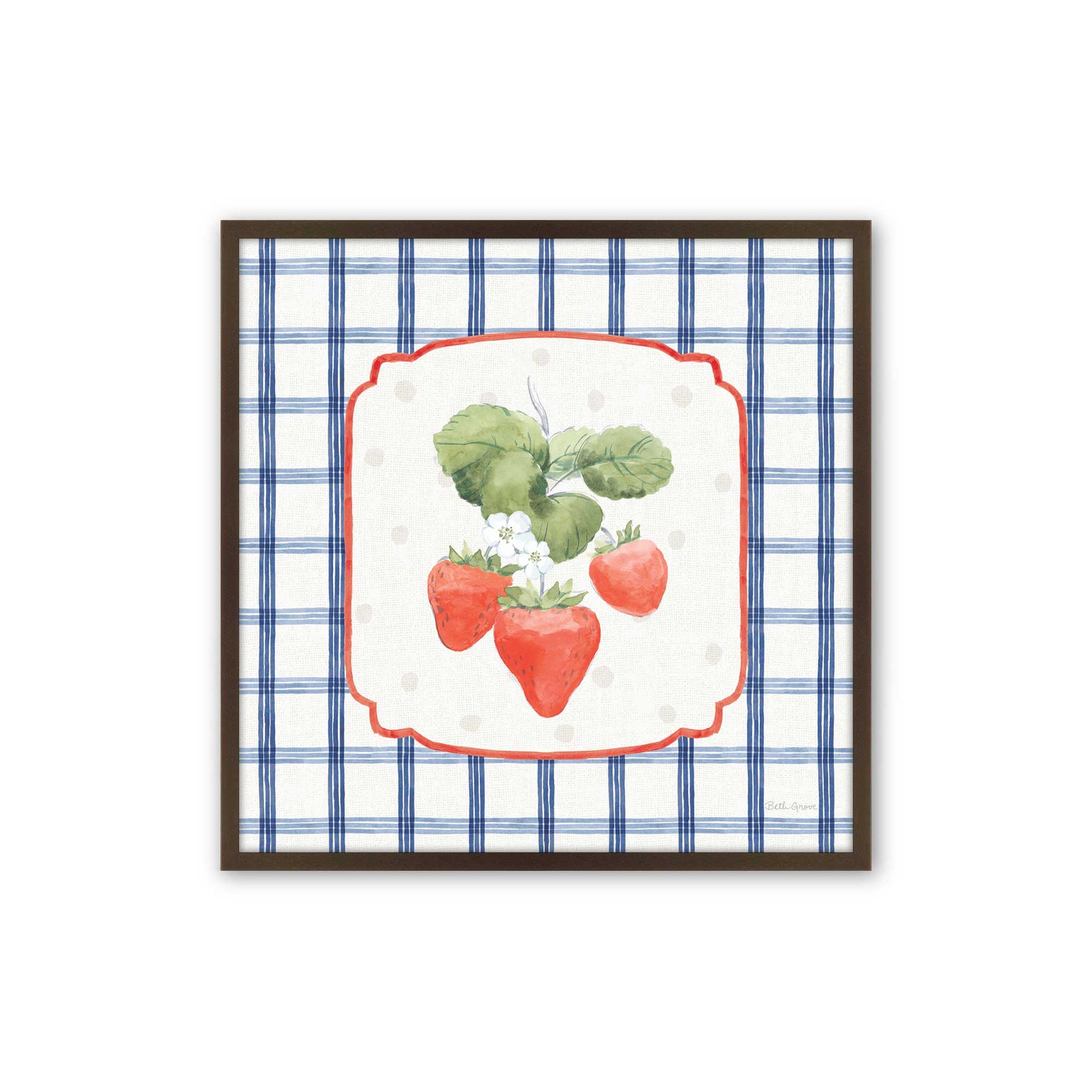 [Color:Belvinder Brown], Picture of art in a Belvinder Brown frame