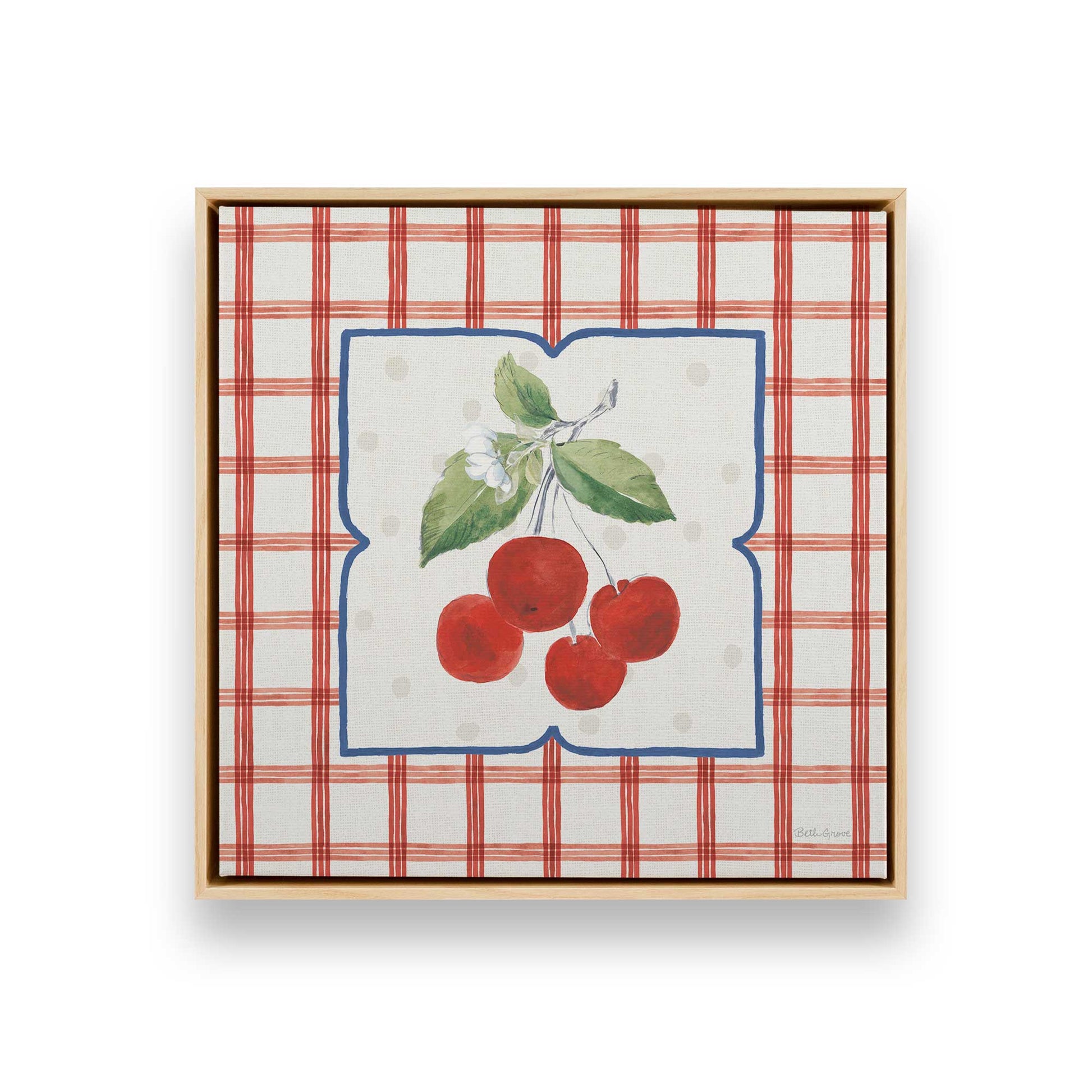 [Color:American Maple], Picture of art in an American Maple frame