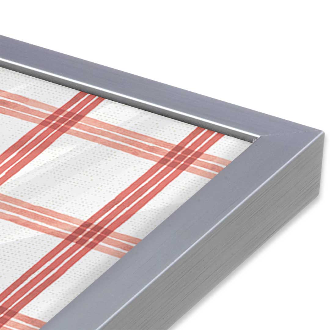 [Color:Polished Chrome], Picture of art in a Polished Chrome frame at an angle
