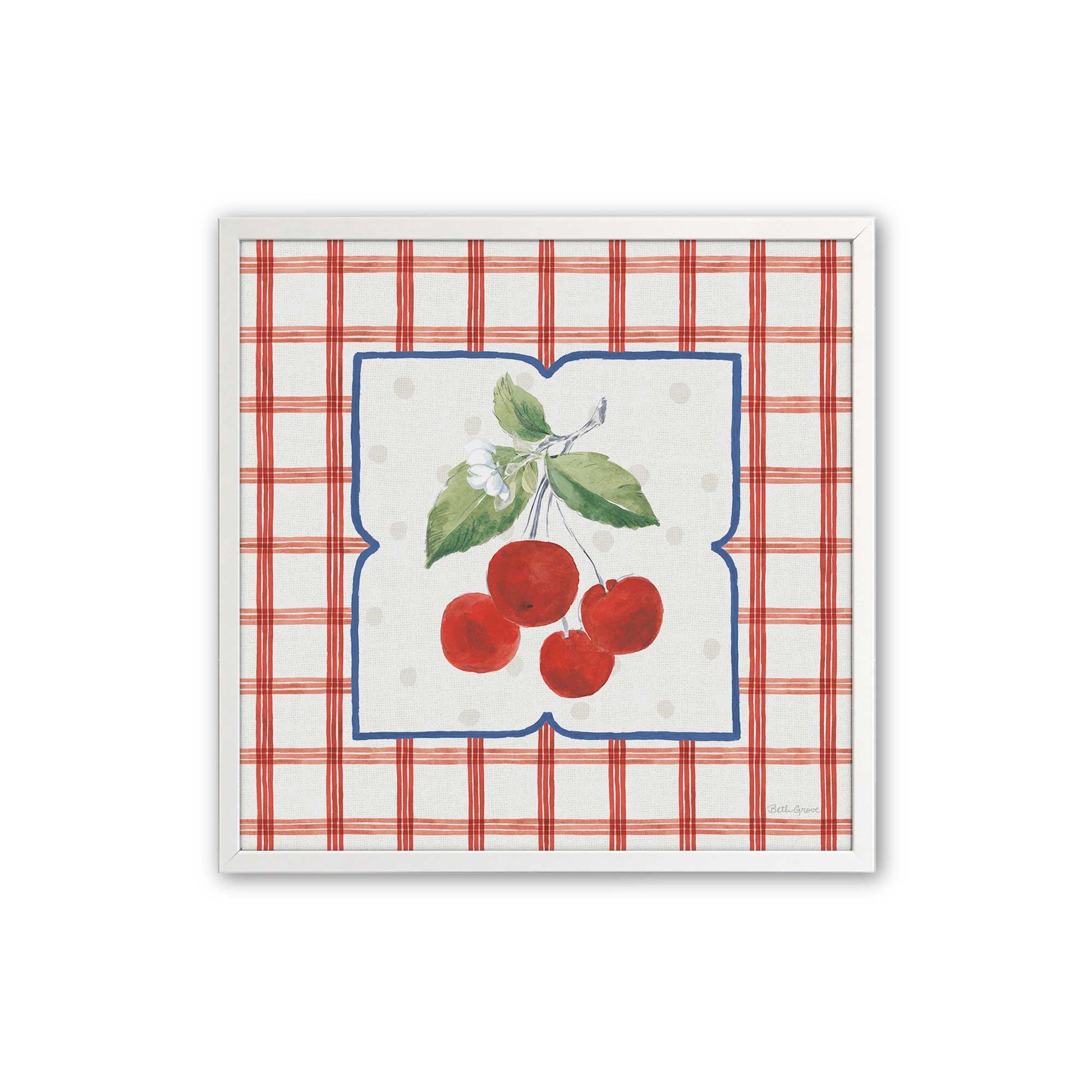 [Color:Opaque White], Picture of art in a Opaque White frame