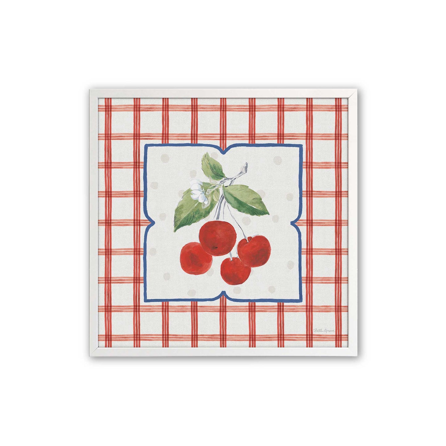 [Color:Opaque White], Picture of art in an Opaque White frame