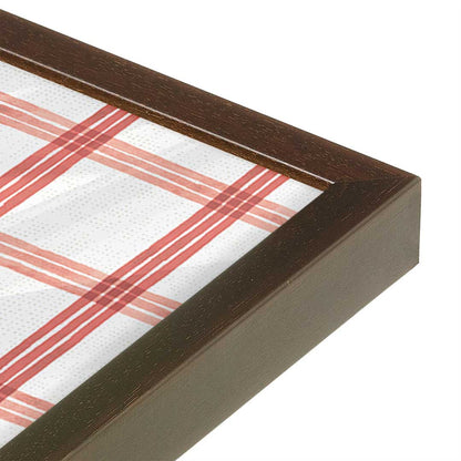 [Color:Espresso], Picture of art in a Espresso frame at an angle