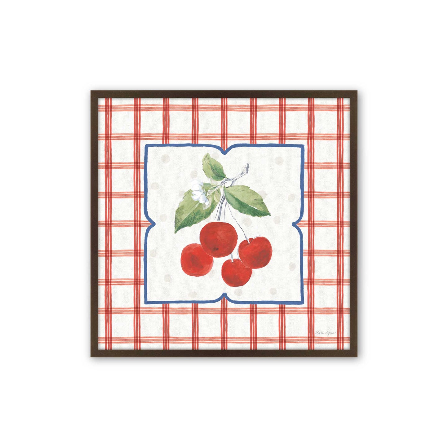 [Color:Belvinder Brown], Picture of art in a Belvinder Brown frame
