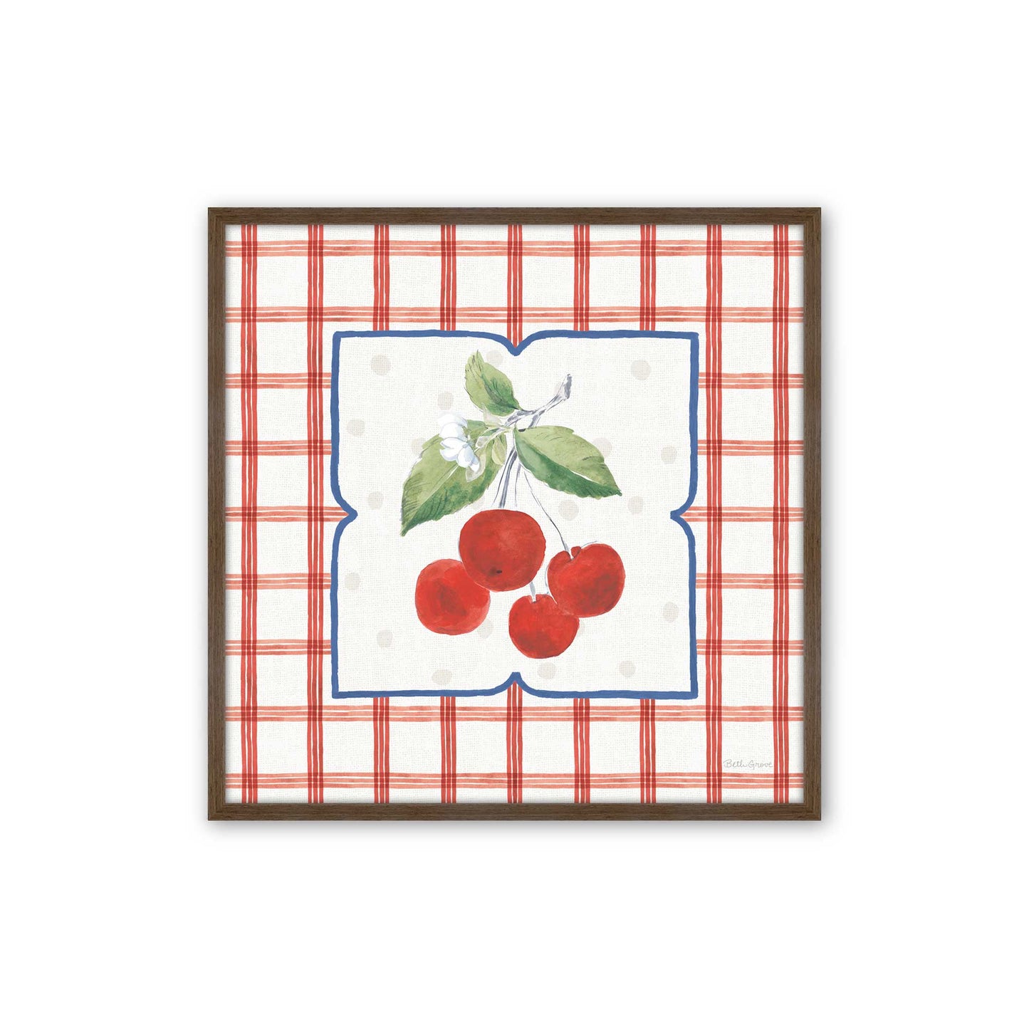 [Color:Walnut], Picture of art in a Walnut frame