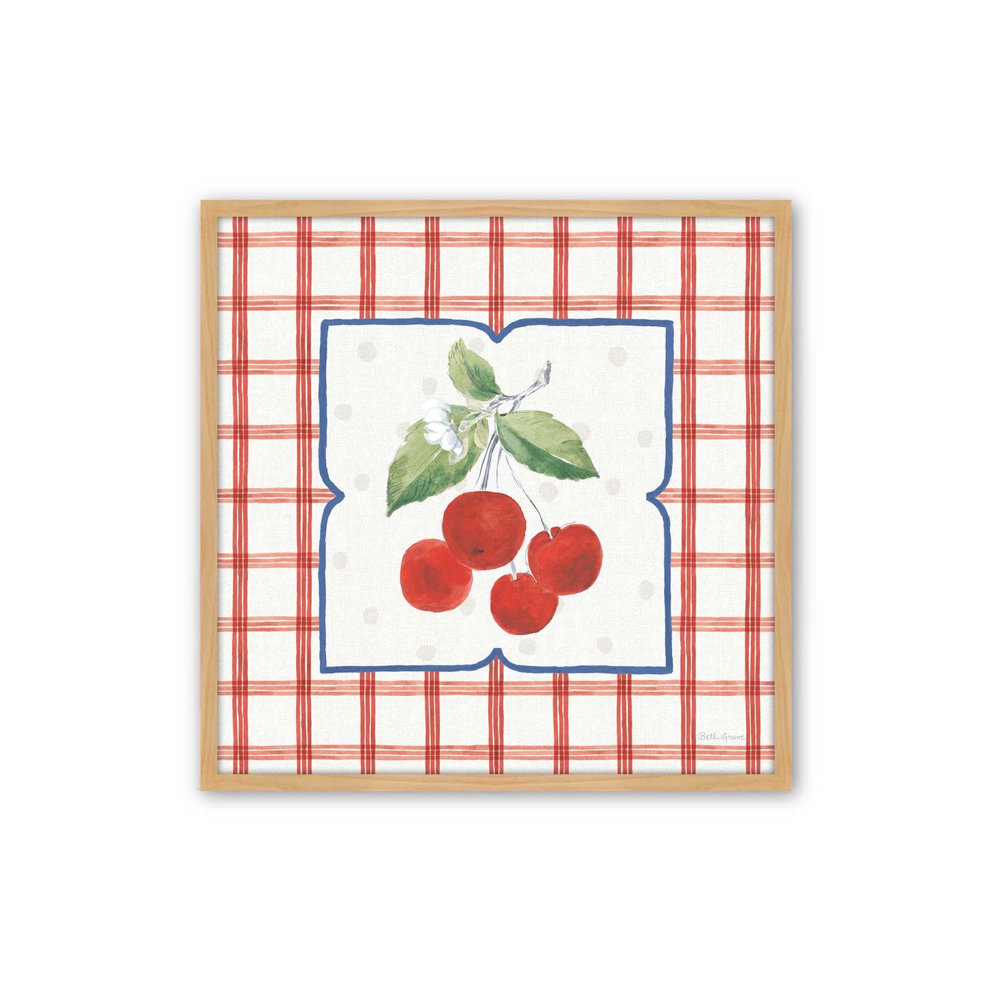 [Color:American Maple], Picture of art in a American Maple frame