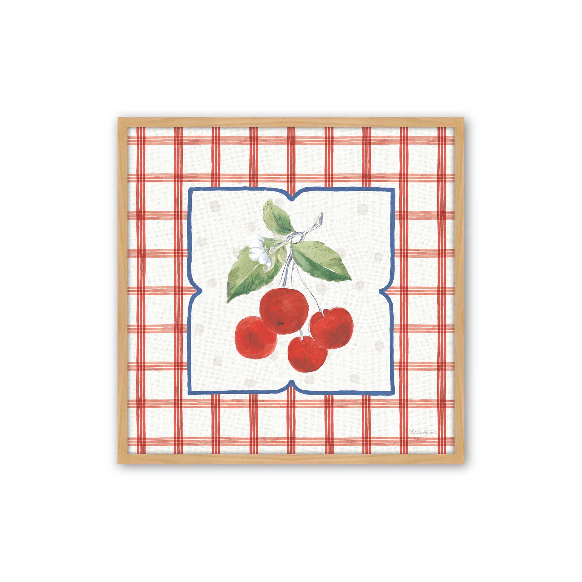 [Color:American Maple], Picture of art in an American Maple frame