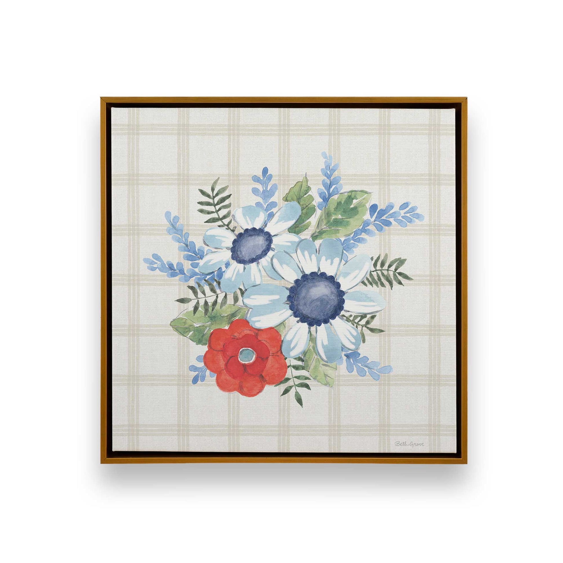 [Color:Polished Gold], Picture of art in a Polished Gold frame