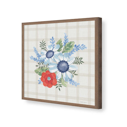 [Color:Walnut], Picture of art in a Walnut frame of the corner