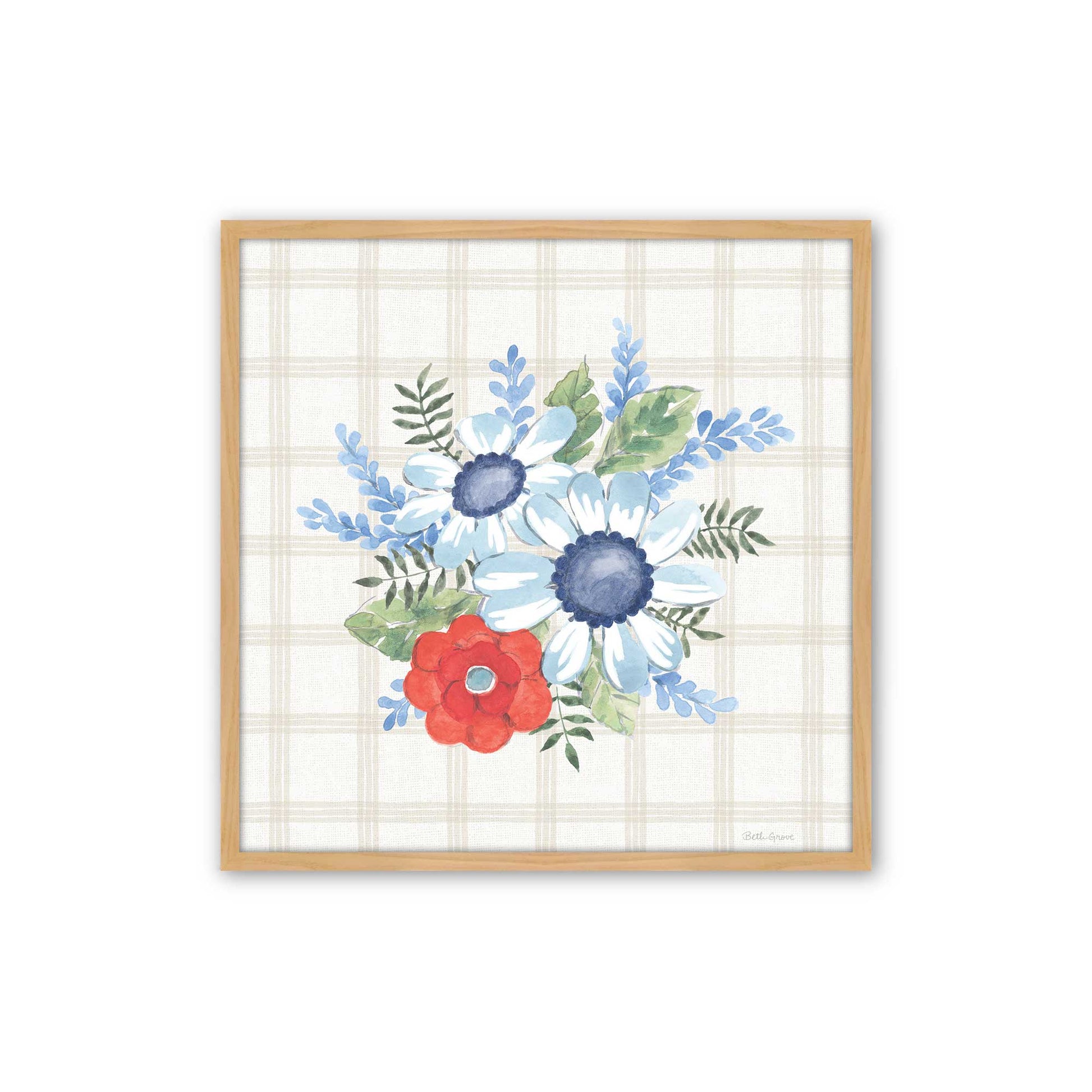 [Color:American Maple], Picture of art in a American Maple frame