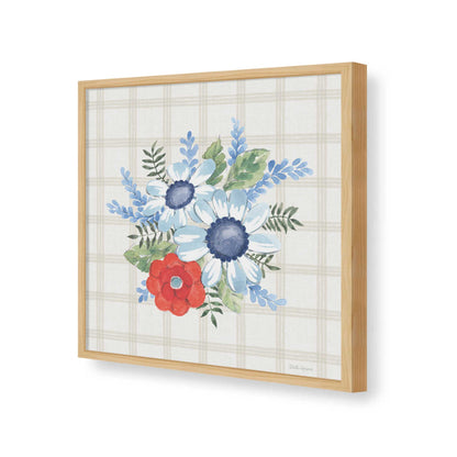 [Color:American Maple], Picture of art in a American Maple frame of the corner