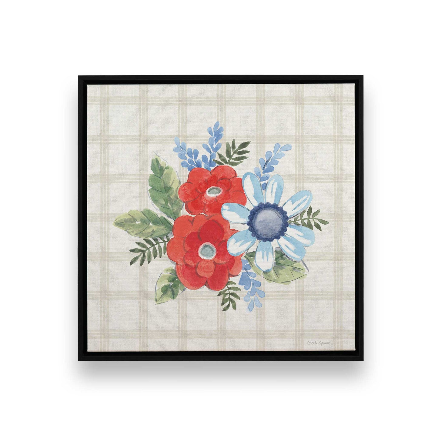[Color:Satin Black], Picture of art in a Satin Black frame