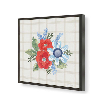 [Color:Satin Black], Picture of art in a Satin Black frame of the corner