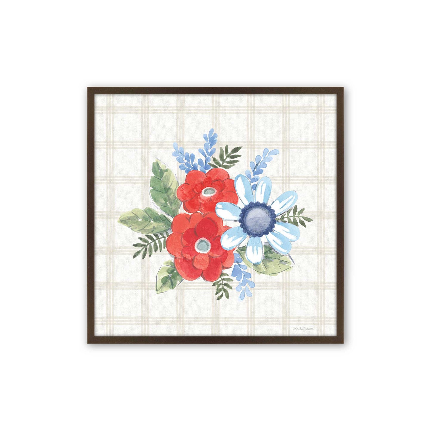 [Color:Espresso], Picture of art in a Espresso frame