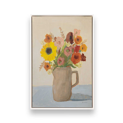 [Color:Opaque White], Picture of art in a White frame