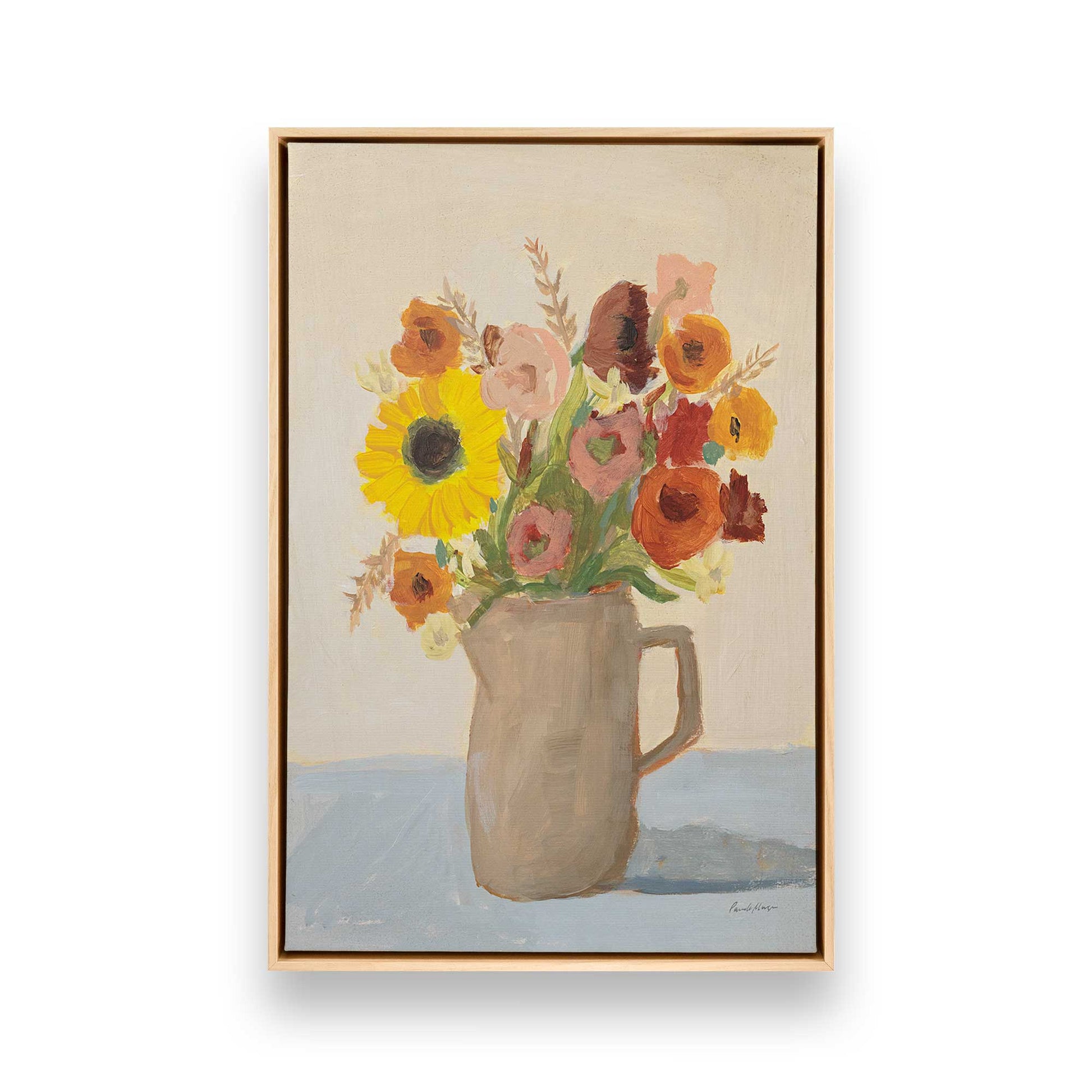 [Color:American Maple], Picture of art in a American Maple frame