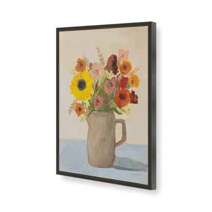 [Color:Satin Black], Picture of art in a Satin Black frame of the corner