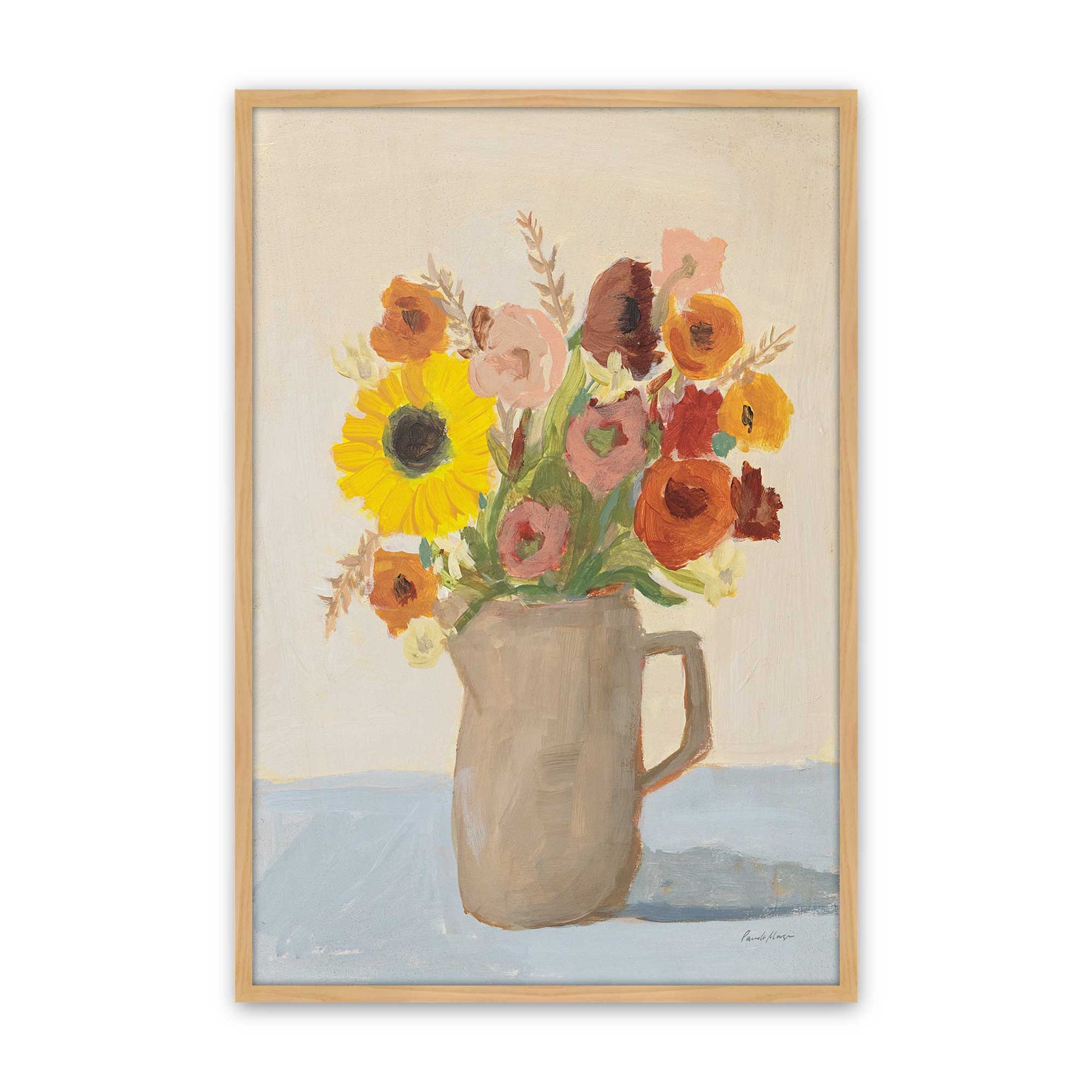 [Color:American Maple], Picture of art in a American Maple frame
