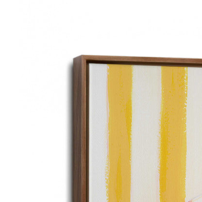 [Color:Walnut], Picture of art in a Walnut frame at an angle