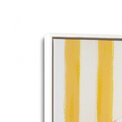 [Color:Opaque White], Picture of art in a White frame at an angle
