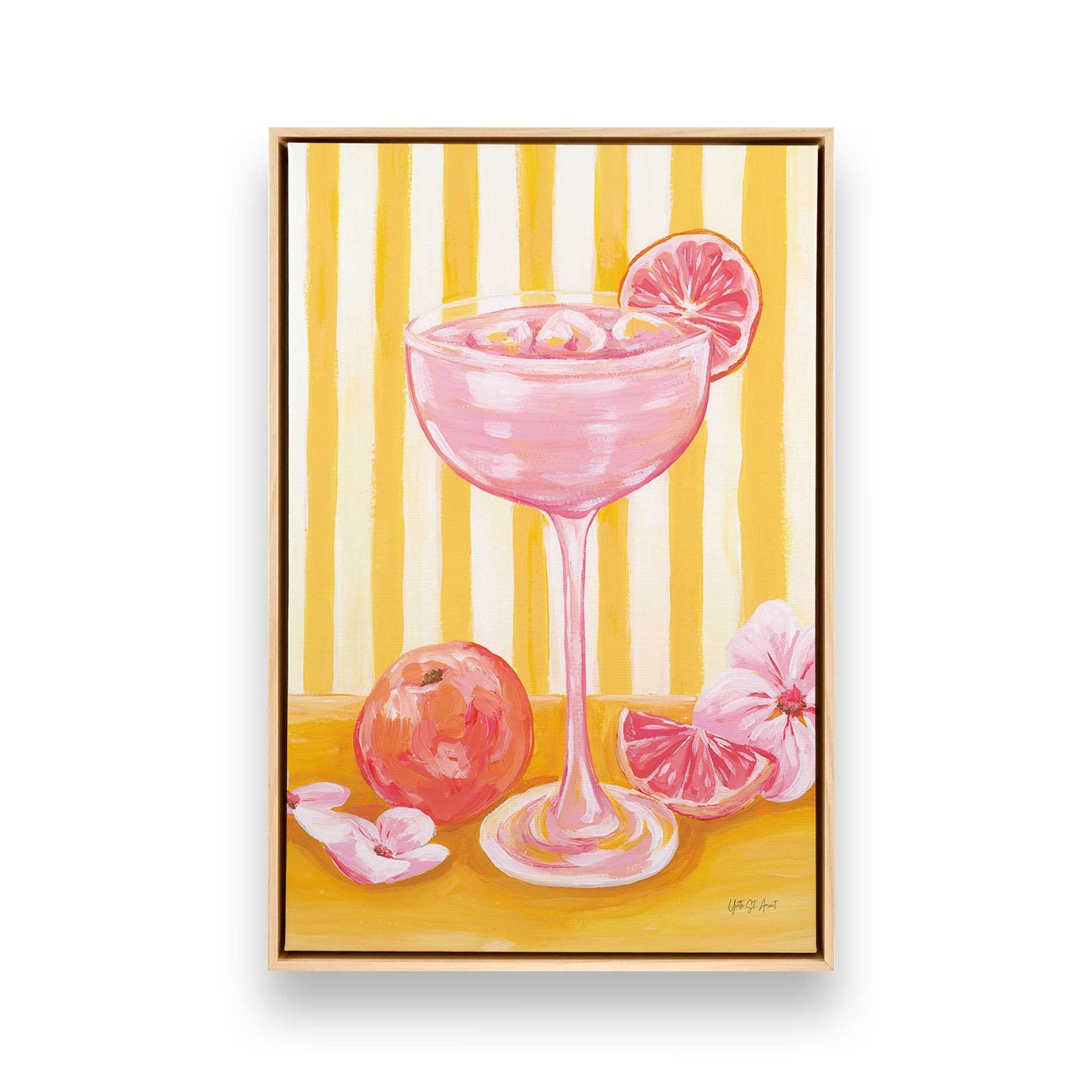 [Color:American Maple], Picture of art in a American Maple frame