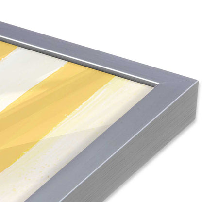 [Color:Polished Chrome], Picture of art in a Polished Chrome frame at an angle