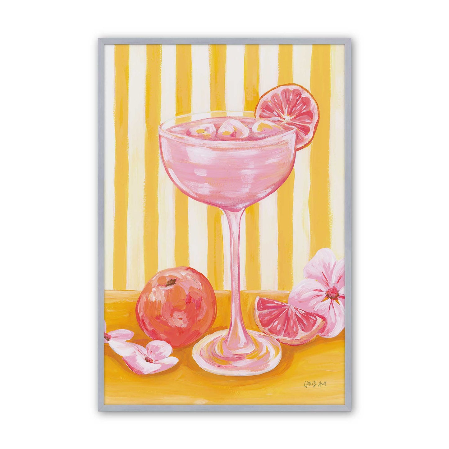 [Color:Polished Chrome], Picture of art in a Polished Chrome frame