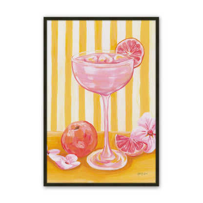 [Color:Satin Black], Picture of art in a Satin Black frame