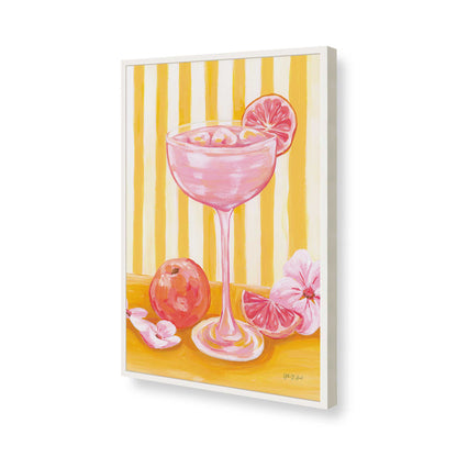 [Color:Opaque White], Picture of art in a Opaque White frame of the corner