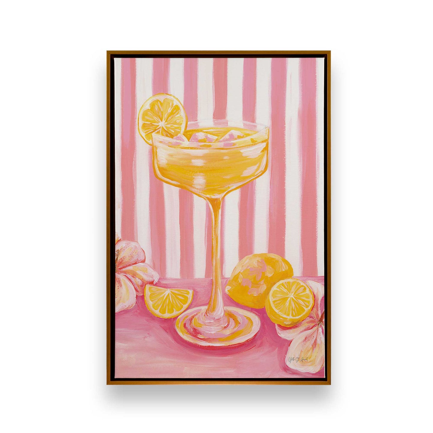 [Color:Polished Gold], Picture of art in a Polished Gold frame