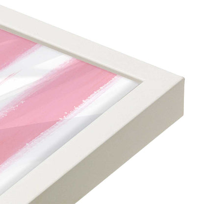 [Color:Opaque White], Picture of art in a Opaque White frame at an angle