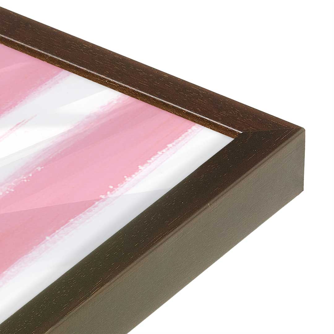 [Color:Belvinder Brown], Picture of art in a Belvinder Brown frame at an angle