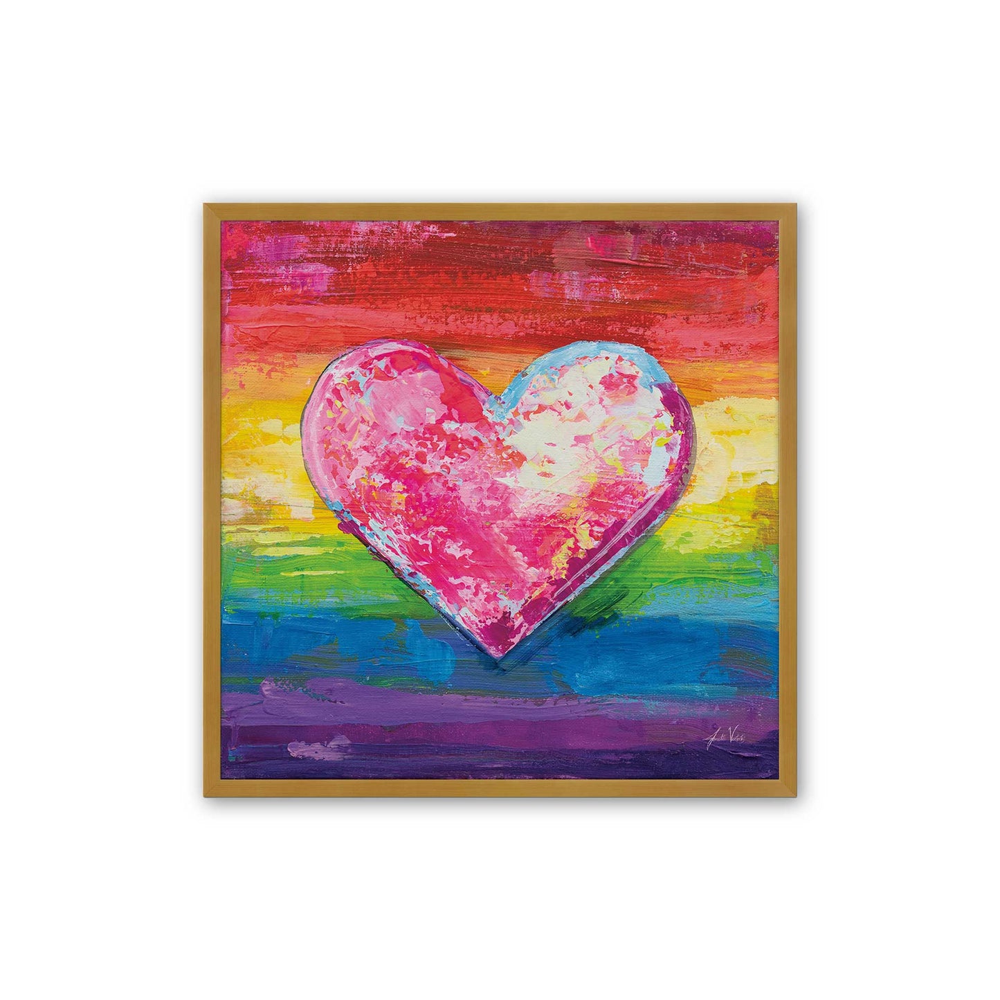 [Color:Polished Gold], Picture of art in a Polished Gold frame