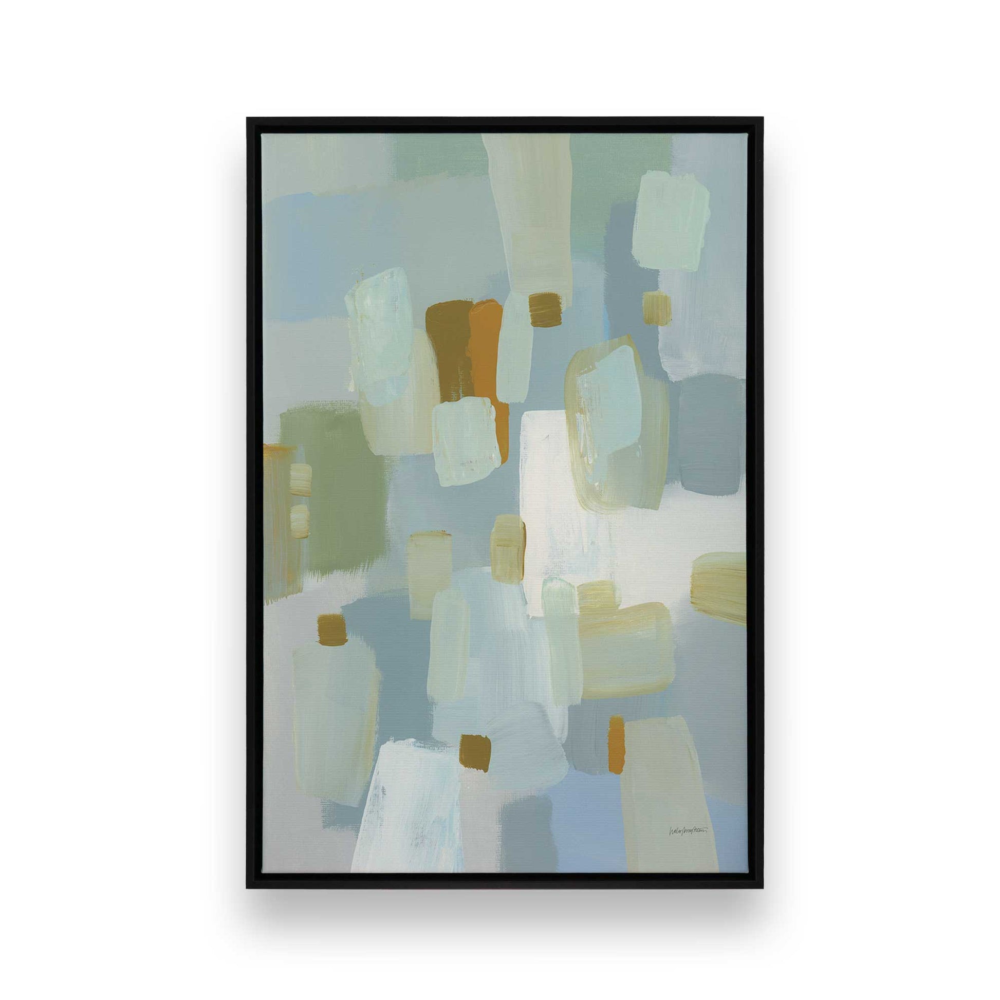 [Color:Satin Black], Picture of art in a Satin Black frame