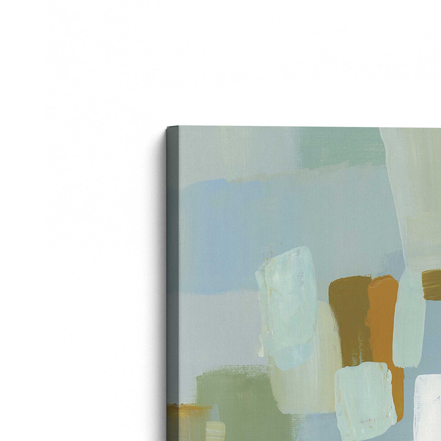 [Color:Stretched Canvas], Picture of the corner of the art